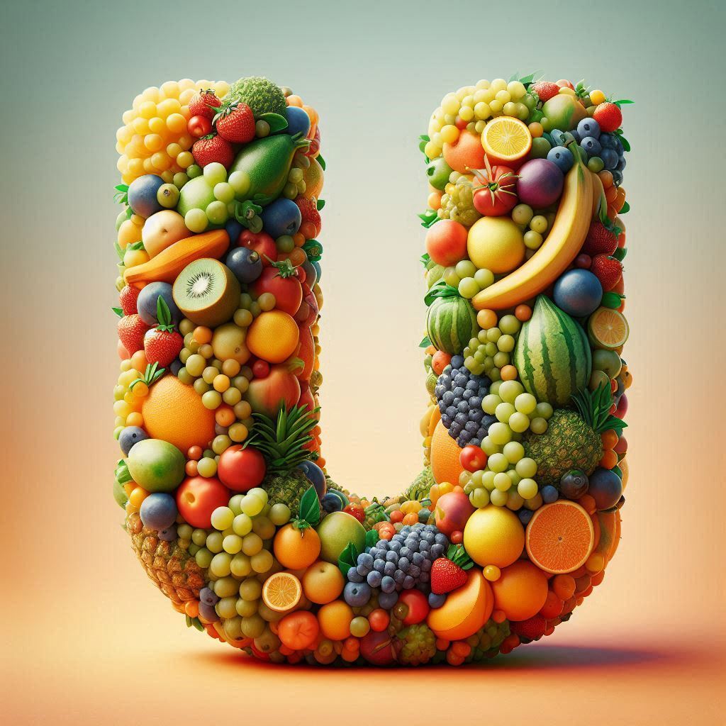 Fruit — letter U (variant 2)