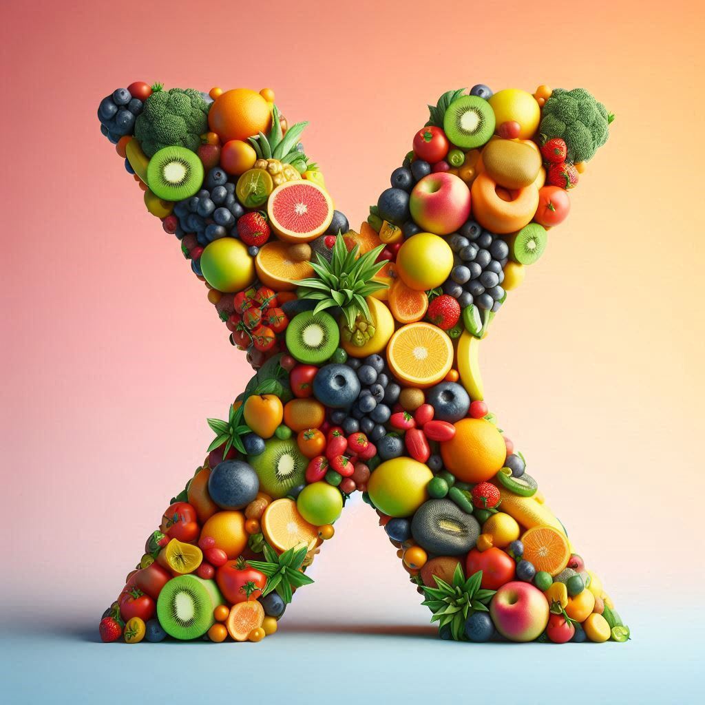 Fruit — letter X (variant 2)