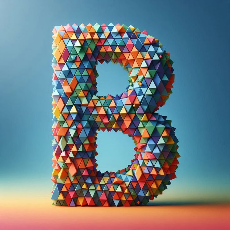 Geometric shapes — letter B