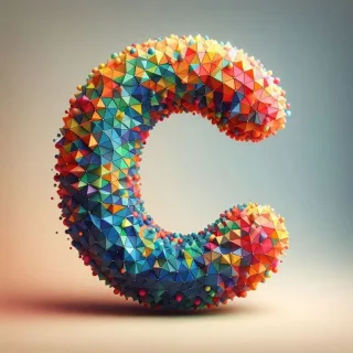 Geometric shapes — letter C