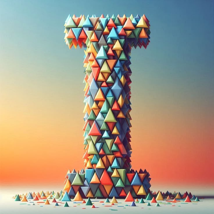 Geometric shapes — letter I