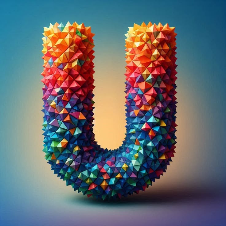 Geometric shapes — letter U