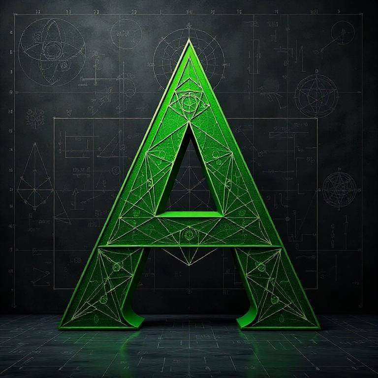 Geometric — letter A