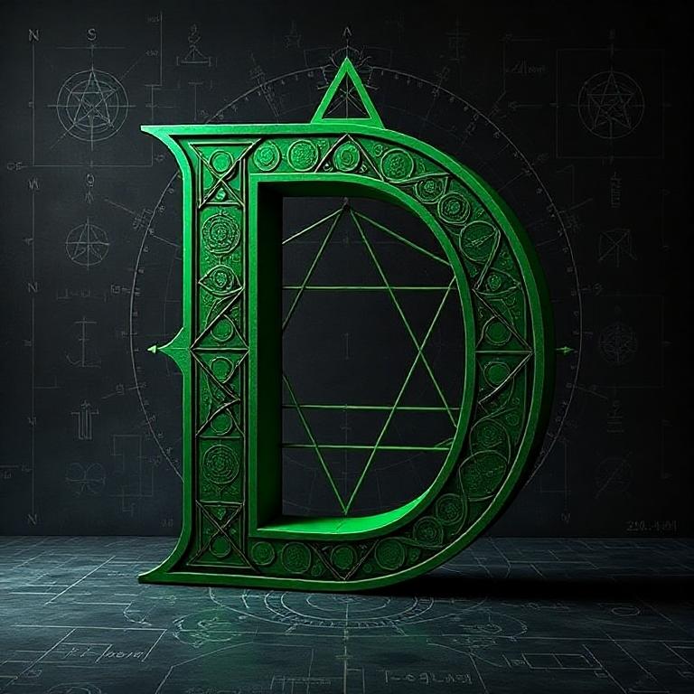 Geometric — letter D
