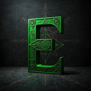 Geometric — letter E