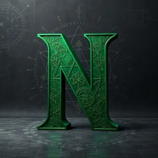 Geometric — letter N