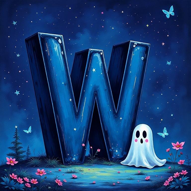 Ghostface — letter W
