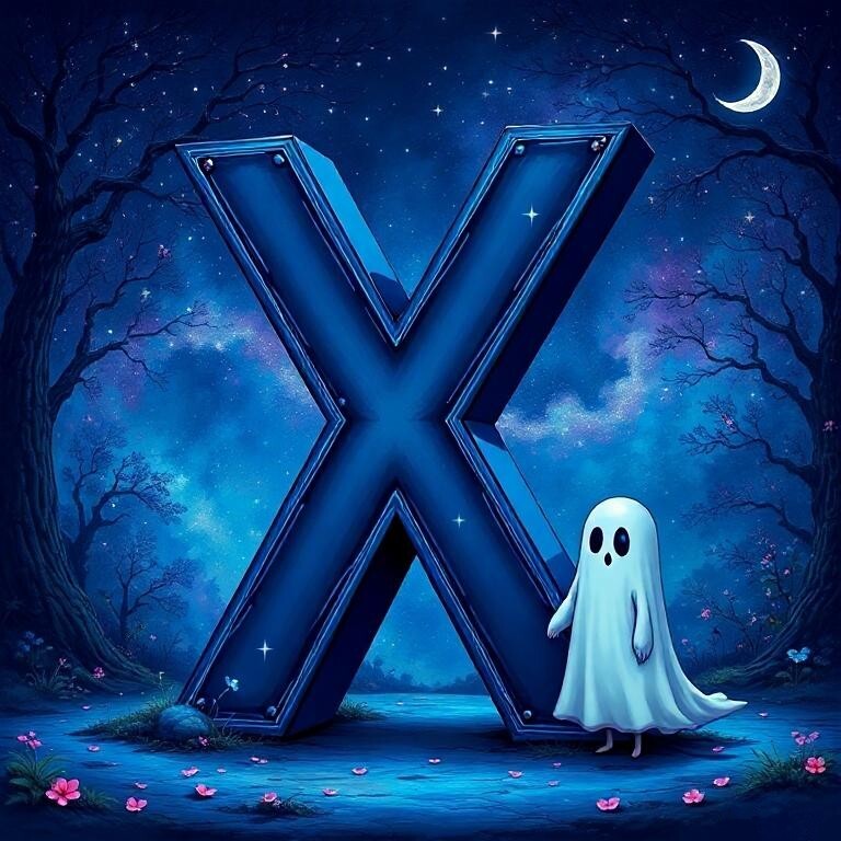 Ghostface — letter X