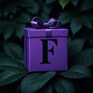 Gift — letter F