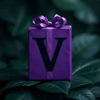 Gift — letter V