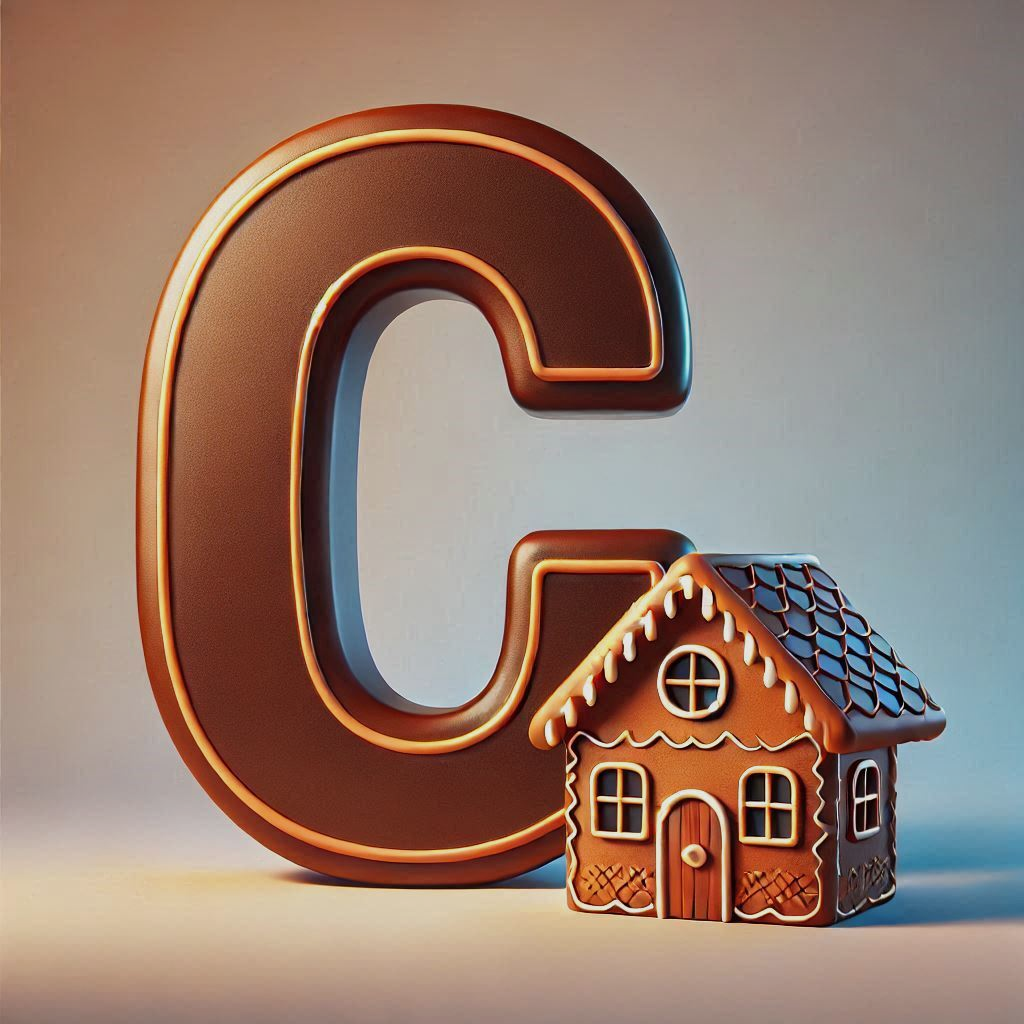 Gingerbread house 2 — letter C