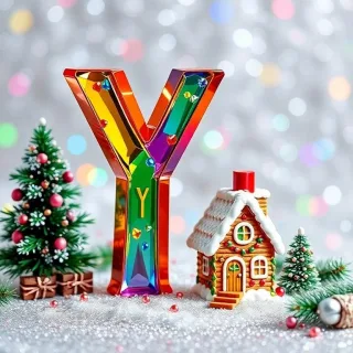 Gingerbread house — letter Y