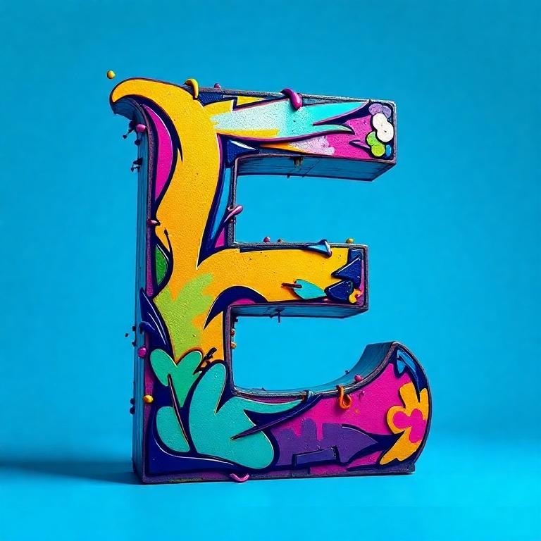 Graffiti — letter E