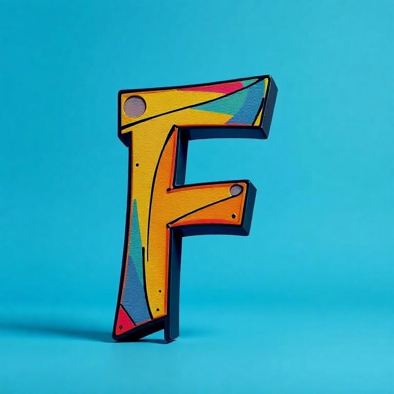 Graffiti — letter F