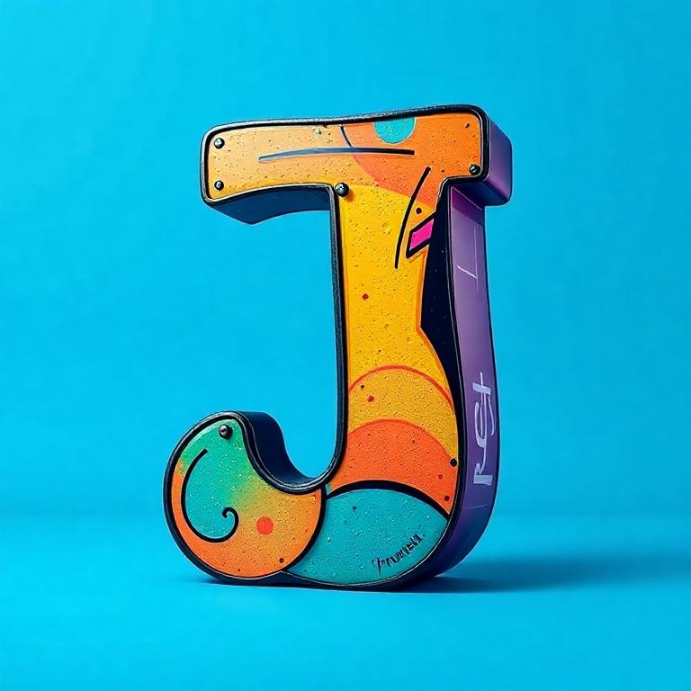 Graffiti — letter J