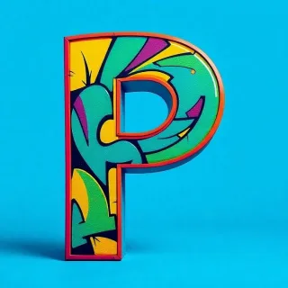 Graffiti — letter P