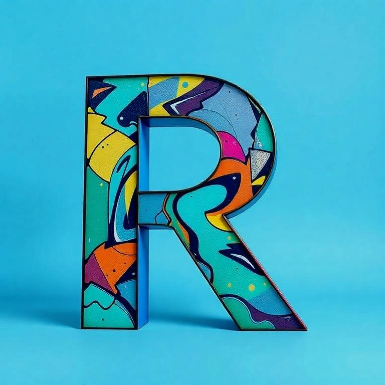 Graffiti — letter R