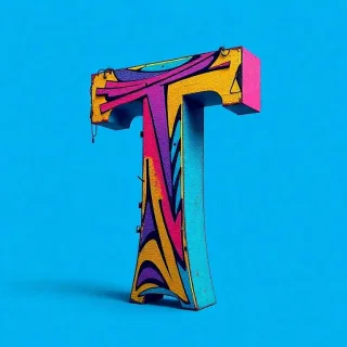 Graffiti — letter T