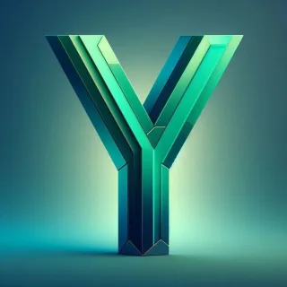 Green crystal — letter Y