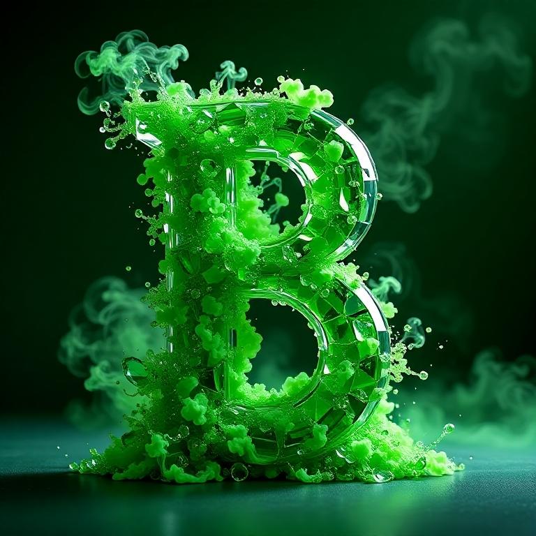 Green smoke — letter B