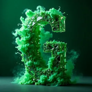 Green smoke — letter G