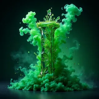 Green smoke — letter I