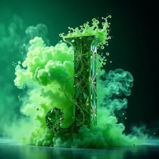 Green smoke — letter J