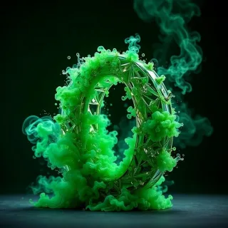 Green smoke — letter O
