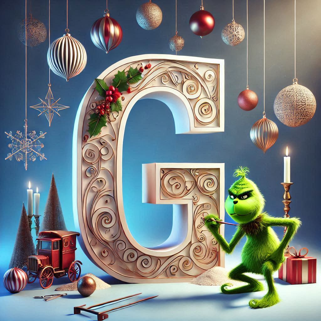 Grinch 2 — letter G (variant 2)