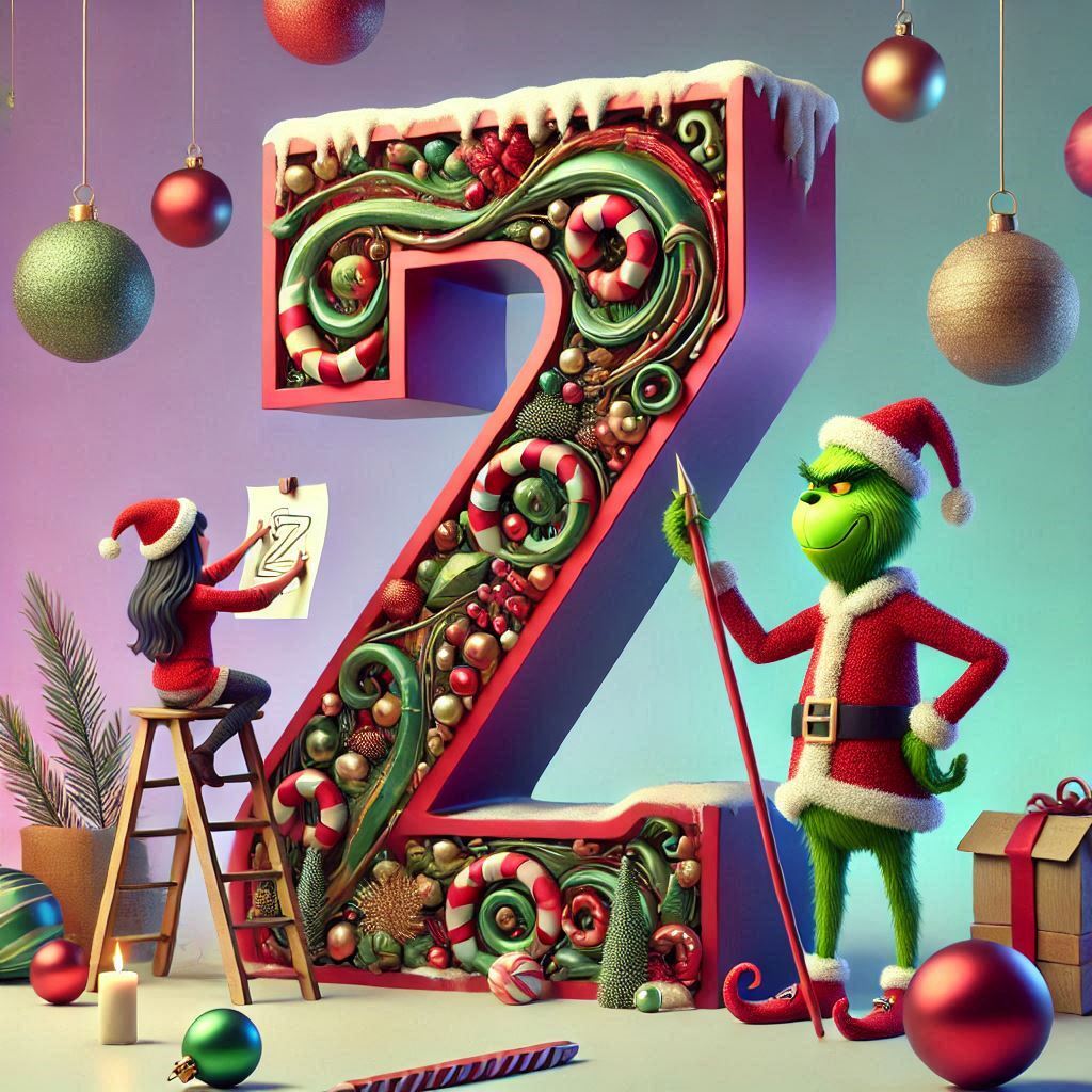 Grinch 2 — letter Z (variant 2)
