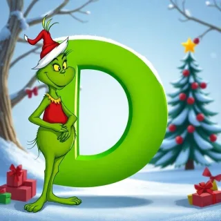Grinch — letter D