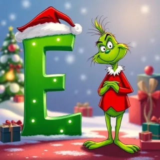 Grinch — letter E