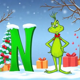 Grinch — letter N