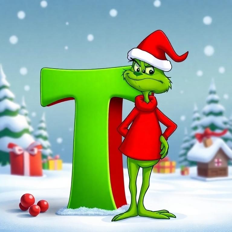 Grinch — letter T