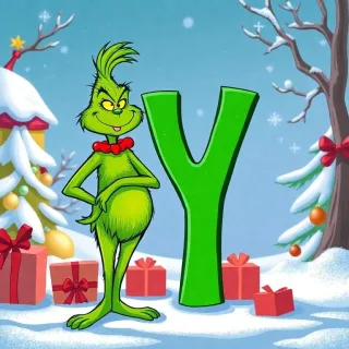 Grinch — letter Y