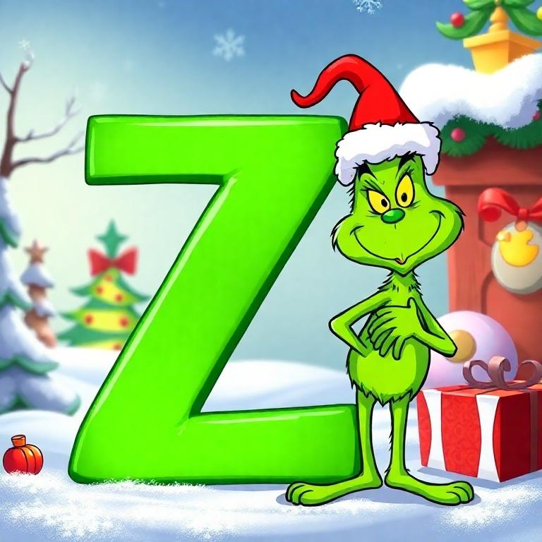 Grinch — letter Z