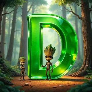 Groot — letter D