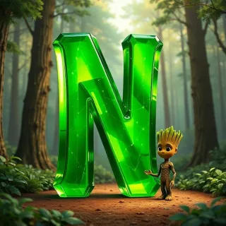 Groot — letter N