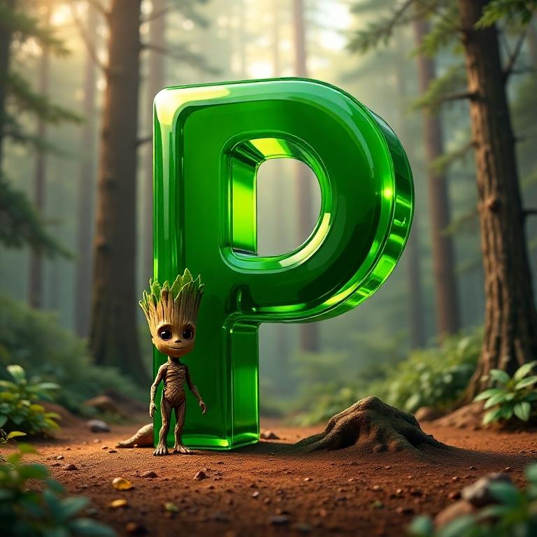 Groot — letter P