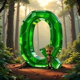 Groot — letter Q