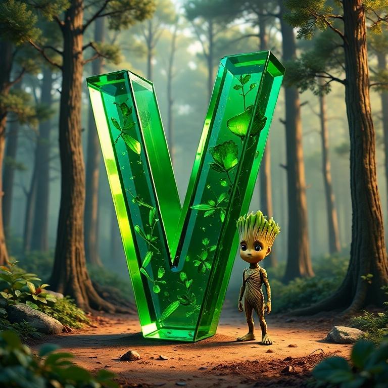 Groot — letter V