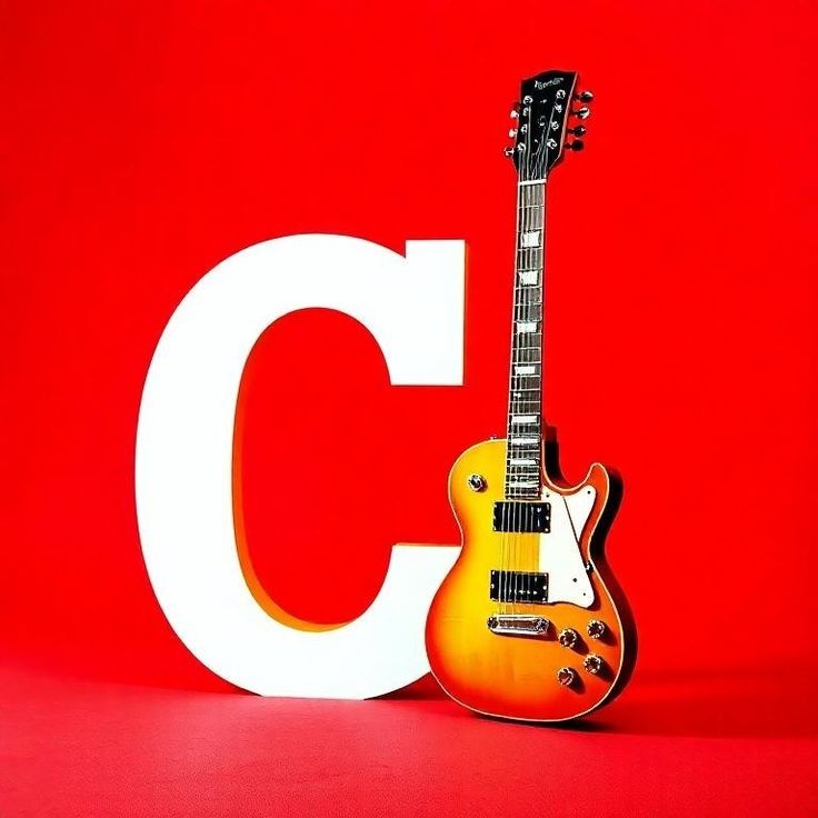 Guitar — letter C