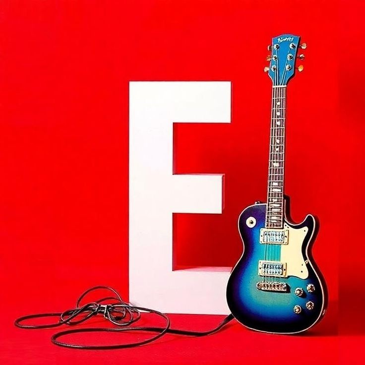 Guitar — letter E