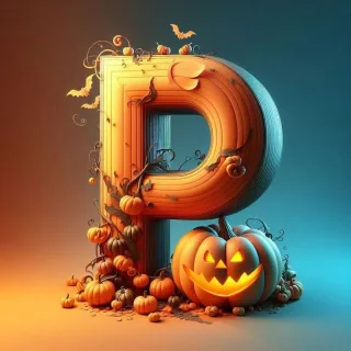 Halloween 2 — letter P