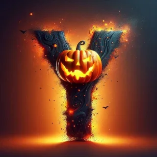 Halloween 2 — letter Y