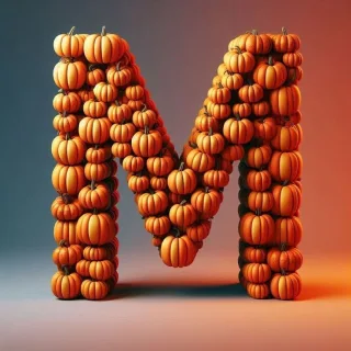 Halloween — letter M