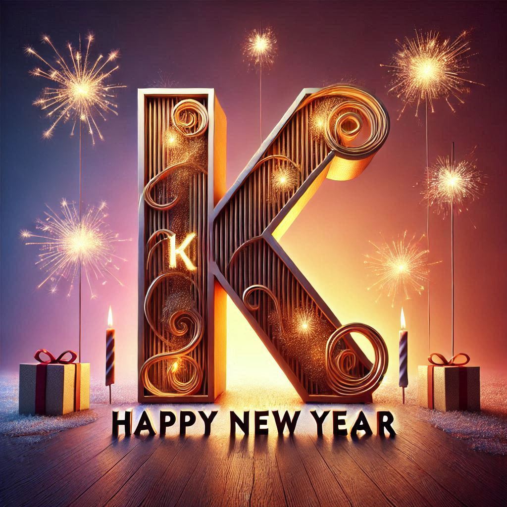 Happy New Year — letter K