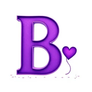 Hearts — letter B