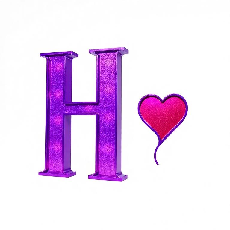 Hearts — letter H
