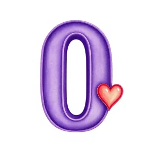 Hearts — letter O